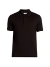 Bottega Veneta New Dry Piquet Polo Shirt In Fondente