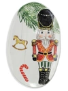 Vietri Nutcrackers Small Oval Platter