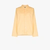 Tekla Unisex Yellow Flannel Pyjama Top In Gelb