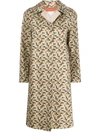 MACKINTOSH GRAPHIC PRINT TRENCH COAT