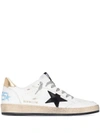 GOLDEN GOOSE BALL STAR LEATHER SNEAKERS