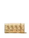 FENDI FF-LOGO BAGUETTE CLUTCH BAG