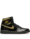 Jordan Air  1 Retro High Og "black Metallic Gold" Sneakers In Black