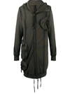 ARMY OF ME MULTI POCKETS HOODED COAT