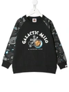 A BATHING APE GRAPHIC PRINT LONG-SLEEVED SWEATSHIRT