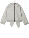 NATASHA ZINKO RABBIT HOODED JACKET