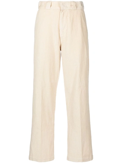 Dickies Cropped Wide-leg Trousers In Neutrals