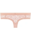 Eres Musc Lace Brazilian Briefs In Pink