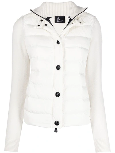 Moncler Padded Long-sleeve Jacket In Neutrals