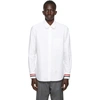 THOM BROWNE ONLINE EXCLUSIVE WHITE OXFORD STRAIGHT FIT SHIRT