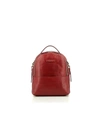 THE BRIDGE RED LEATHER PEARLDISTRICT M BACKPACK,11653086