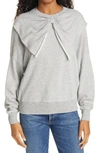 THE GREAT THE BOW SWEATSHIRT,T928009B