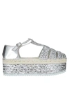 Lagoa Sandals In Silver