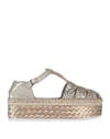 Lagoa Sandals In Gold