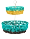 MARNI INTERIORS DOUBLE-DECK FRUIT BASKET