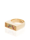LAUD 18KT YELLOW GOLD AUGMENTED ASPECT RING