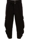 JW ANDERSON BELTED CARGO TROUSERS