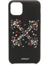 OFF-WHITE FLORAL-PRINT IPHONE 11 PRO MAX CASE