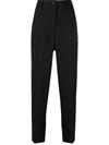 Dolce & Gabbana High-waisted Tailored Trousers In Black
