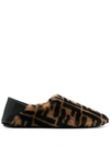 FENDI FF PATTERN SLIPPERS