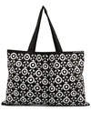 10 Corso Como Two-tone Tote Bag In Black