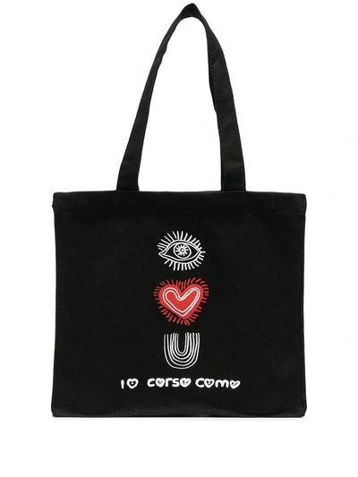 10 CORSO COMO I LOVE YOU PRINT TOTE BAG