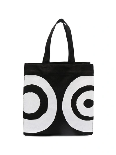 10 Corso Como Graphic Print Tote Bag In Black