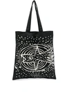 10 Corso Como Graphic Print Tote Bag In Black