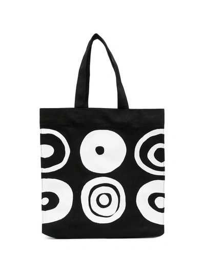 10 Corso Como Graphic Print Tote Bag In Black