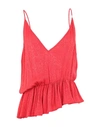 JUST CAVALLI JUST CAVALLI WOMAN TOP RED SIZE 4 VISCOSE,12526354VN 3