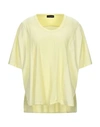 Roberto Collina T-shirts In Yellow