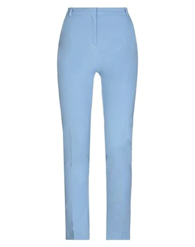 PINKO PINKO WOMAN PANTS PASTEL BLUE SIZE 2 VISCOSE, POLYAMIDE, ELASTANE,13506745XG 3