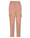 LIU •JO LIU •JO WOMAN PANTS LIGHT BROWN SIZE 10 VISCOSE,13532246FC 4