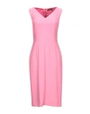 DOLCE & GABBANA DOLCE & GABBANA WOMAN MIDI DRESS PINK SIZE 2 VISCOSE, ACETATE, ELASTANE,15081430GM 2