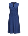 Manila Grace Knee-length Dress In Blue