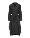 Roberto Collina Overcoats In Black