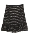 FRANKIE MORELLO FRANKIE MORELLO WOMAN MIDI SKIRT BLACK SIZE 4 POLYESTER, ACETATE, SILK,35454933JD 5