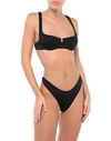 Reina Olga Brigette Square-neck Bikini In Black