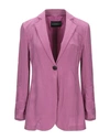 Emporio Armani Suit Jackets In Purple