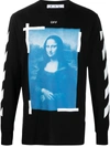 OFF-WHITE MONA LISA 图案印花长袖T恤