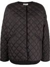 Totême Toteme Quilted Short Jacket In Black