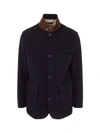 LORO PIANA ROADSTER COAT IN DARK BLUE