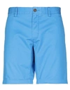 Sun 68 Man Shorts & Bermuda Shorts Azure Size 31 Cotton, Elastane In Blue