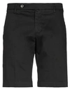 Entre Amis Man Shorts & Bermuda Shorts Black Size 30 Cotton, Elastane In Black