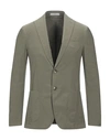 Cc Collection Corneliani Suit Jackets In Military Green