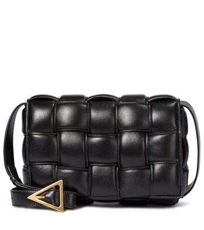 Bottega Veneta Padded Cassette Leather Shoulder Bag In Black