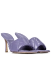 BOTTEGA VENETA RUBBER LIDO LEATHER SANDALS,P00531713