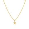 Dinny Hall Gold Plated Vermeil Silver Bijou Mini Star Pendant Necklace In Gold