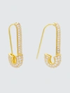 ADINA'S JEWELS - VERIFIED PARTNER SAFETY PIN EARRING