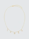 ADINA'S JEWELS - VERIFIED PARTNER PAVE MULTI CHARMS NECKLACE